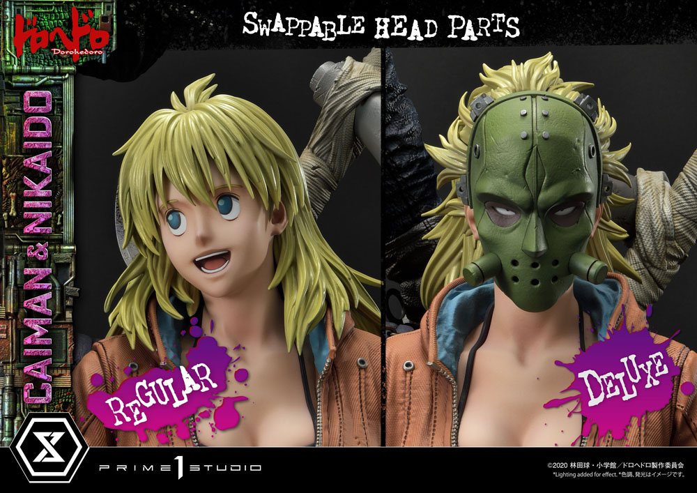 Dorohedoro Statue 1/4 Caiman &amp; Nikaido Deluxe Version 66 cm