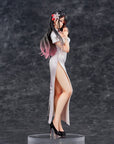 Original Illustration PVC Statue Mai Okuma illustration Healing-type white chinese dress lady 26 cm