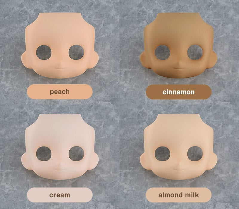 Nendoroid Doll Nendoroid More Customizable Face Plate Narrowed Eyes: Without Makeup (Cinnamon) Umkarton (6)