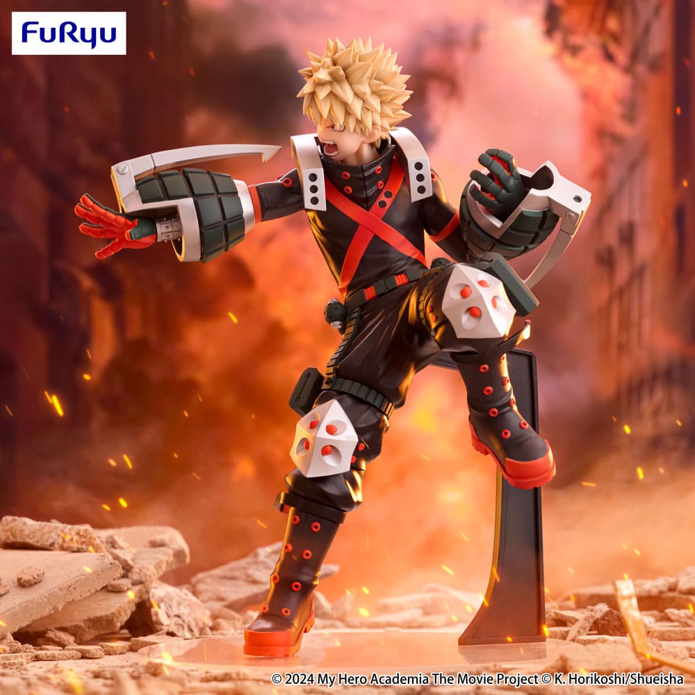 My Hero Academia: You&#39;re Next Trio-Try-iT PVC Statue Katsuki Bakugo 21 cm