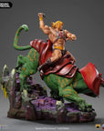 Masters of the Universe Deluxe Art Scale Statue 1/10 He-man and Battle Cat 31 cm