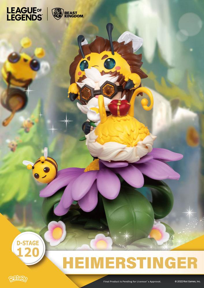 League of Legends D-Stage PVC Diorama Set Nunu &amp; Beelump &amp; Heimerstinger 16 cm