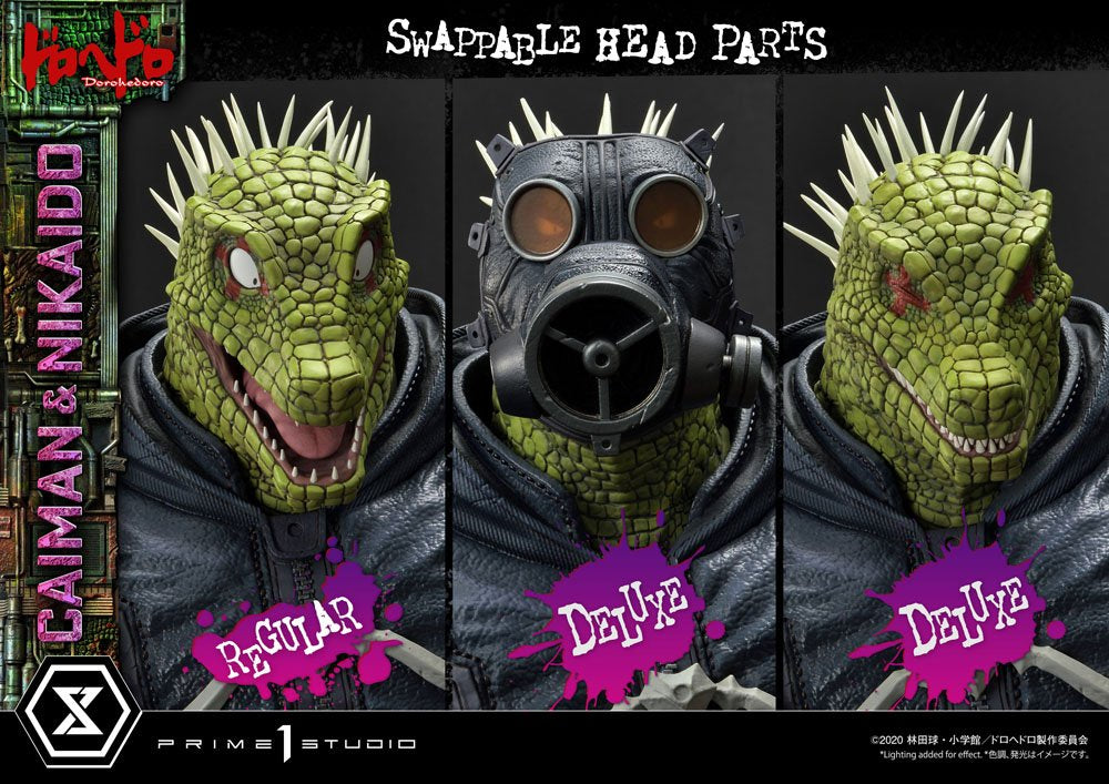 Dorohedoro Statue 1/4 Caiman &amp; Nikaido Deluxe Version 66 cm