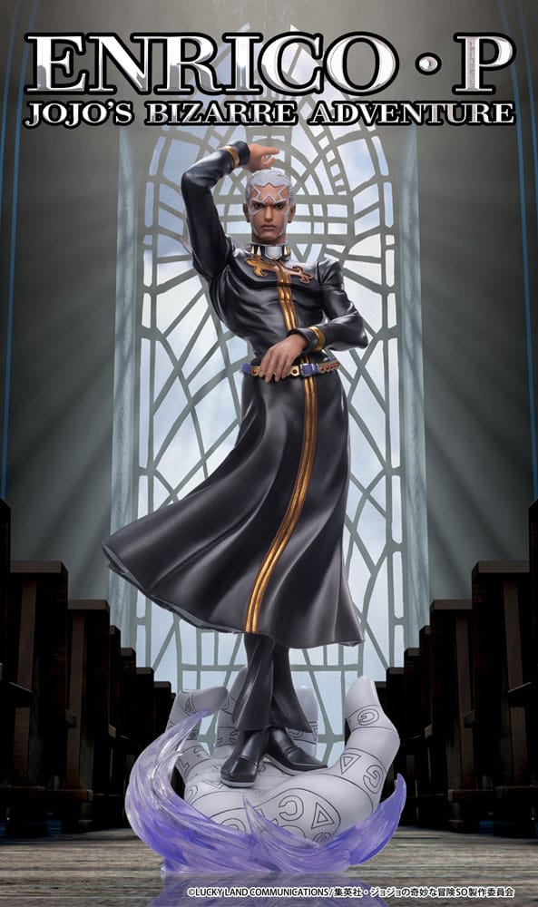 JoJo&#39;s Bizarre Adventure PVC Statue Chozo Art Collection Enrico Pucci 25 cm