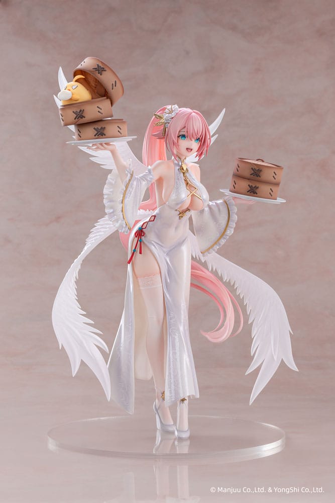 Azur Lane PVC Statue 1/6 Theseus: New Year&#39;s White Plumage Ver. 27 cm