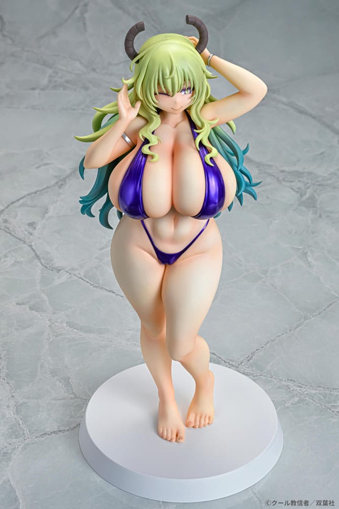 Miss Kobayashi&#39;s Dragon Maid PVC Statue 1/7 Lucoa Bikini Style 26 cm