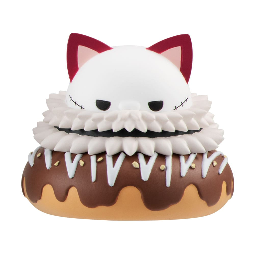 One Piece Mega Cat Project Trading Figure 8-Pack NyanPieceNyan! Ver. Luffy with Rivals 3 cm