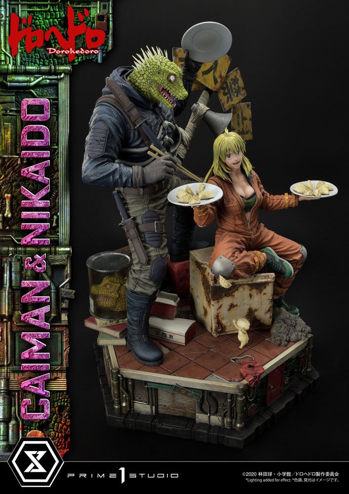 Dorohedoro Statue 1/4 Caiman &amp; Nikaido 70 cm