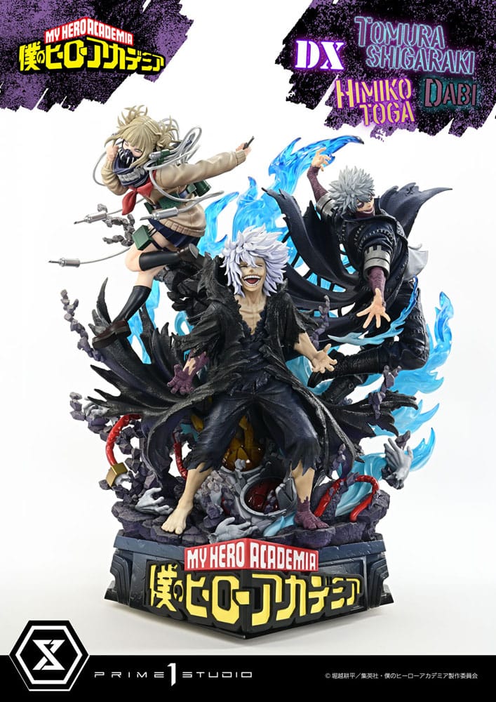 My Hero Academia Statue Ultimate Premium Masterline Tomura Tomura Shigaraki, Dabi &amp; Himiko Toga Deluxe Version 69 cm