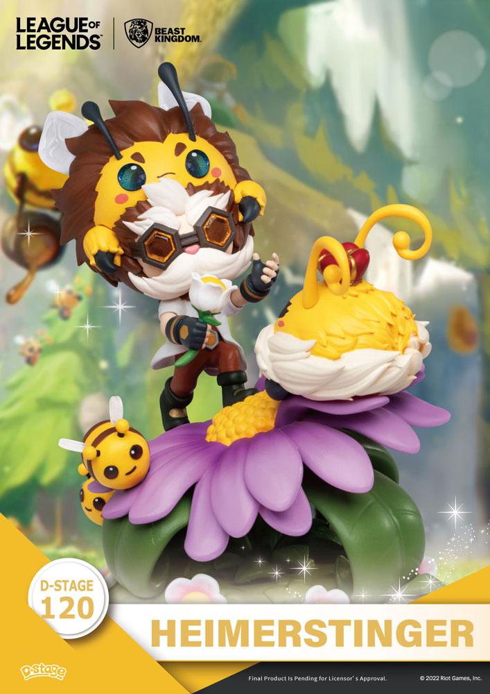 League of Legends D-Stage PVC Diorama Set Nunu &amp; Beelump &amp; Heimerstinger 16 cm