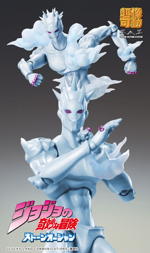JoJo&#39;s Bizarre Adventure Part 6 Stone Ocean Super Action Action Figure Chozokado W·R 17 cm