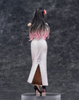 Original Illustration PVC Statue Mai Okuma illustration Healing-type white chinese dress lady 26 cm