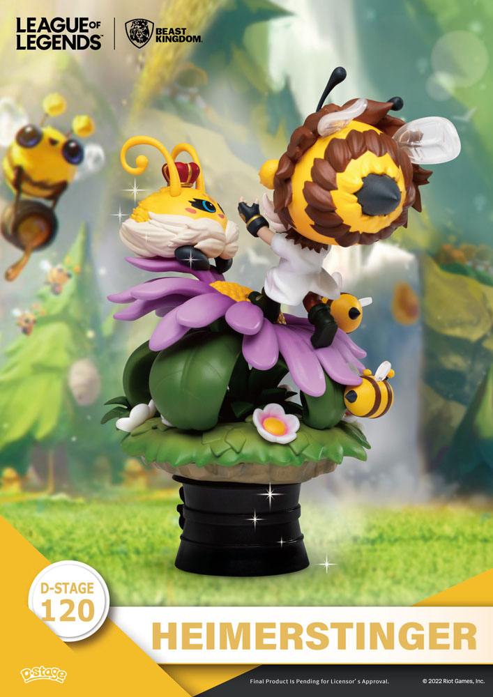 League of Legends D-Stage PVC Diorama Set Nunu &amp; Beelump &amp; Heimerstinger 16 cm