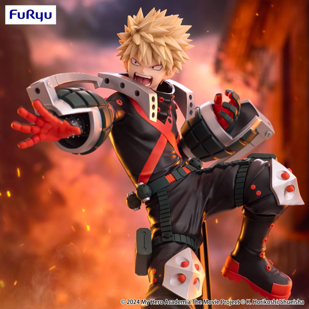 My Hero Academia: You&#39;re Next Trio-Try-iT PVC Statue Katsuki Bakugo 21 cm