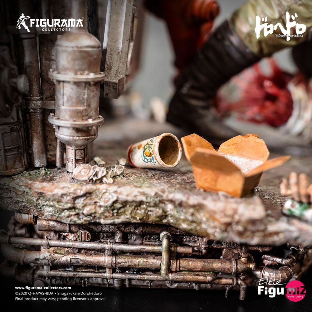 Dorohedoro Elite FigumiZ Diorama 1/8 Caiman &amp; Nikaido 37 cm