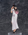 Original Illustration PVC Statue Mai Okuma illustration Healing-type white chinese dress lady 26 cm