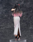 Original Illustration PVC Statue Mai Okuma illustration Healing-type white chinese dress lady 26 cm