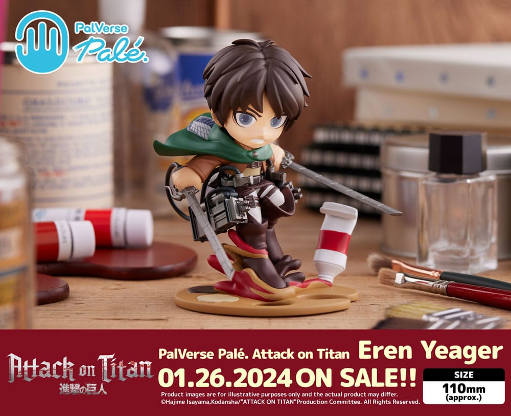Attack on Titan PalVerse PVC Statue Eren Yeager 11 cm