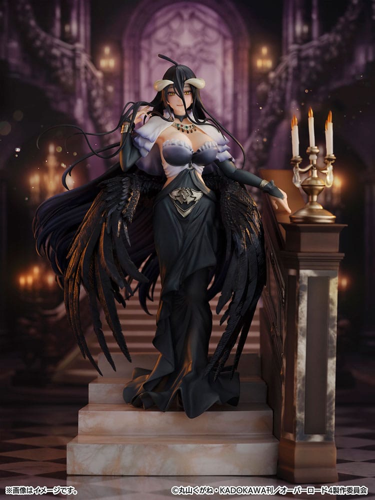 Overlord SHIBUYA SCRAMBLE FIGURE PVC Statue 1/7 Albedo Jet Black Dress Ver
