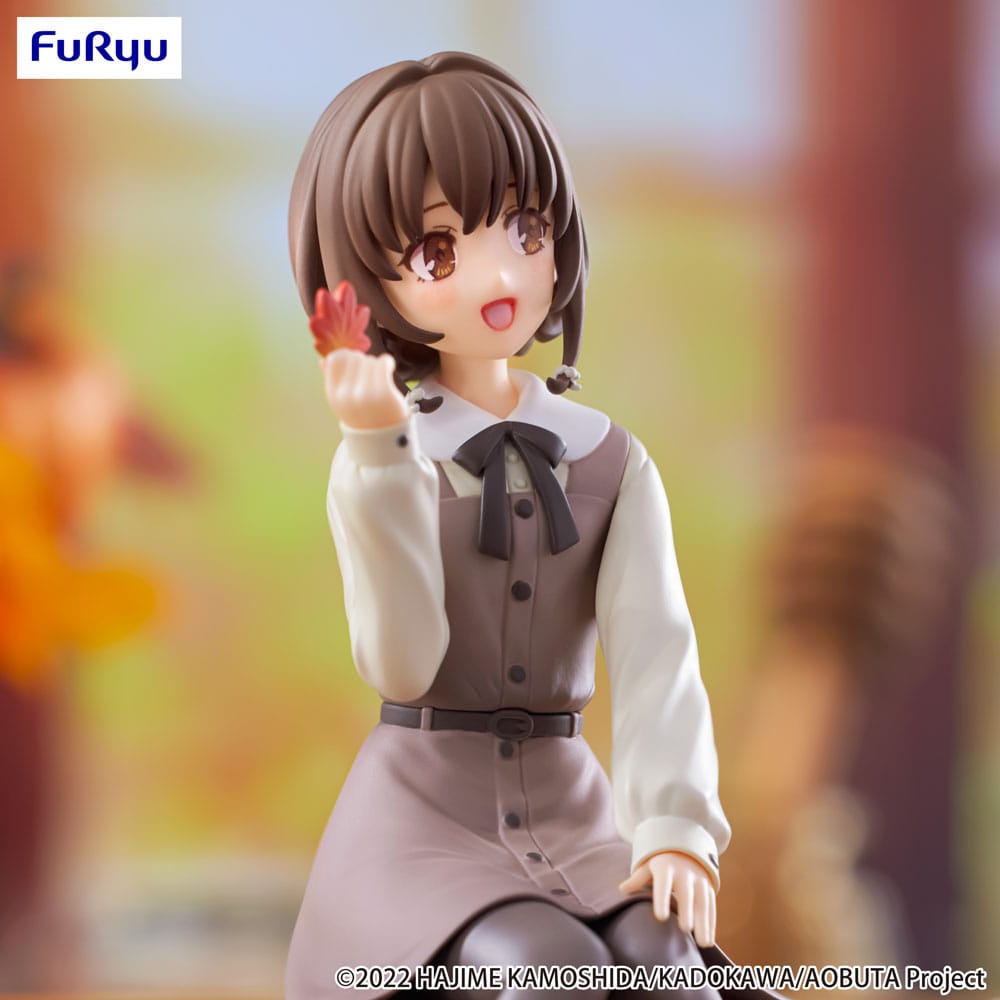 Rascal Does Not Dream Noodle Stopper PVC Statue Kaede Azusagawa Autumn Outfit Ver. 14 cm