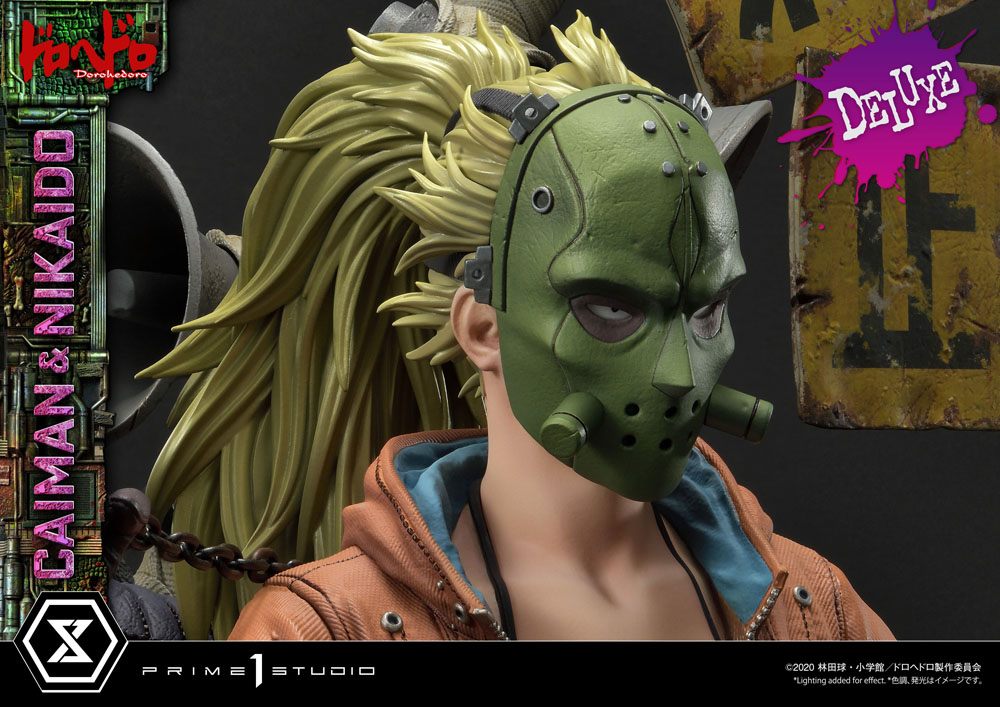 Dorohedoro Statue 1/4 Caiman &amp; Nikaido Deluxe Version 66 cm