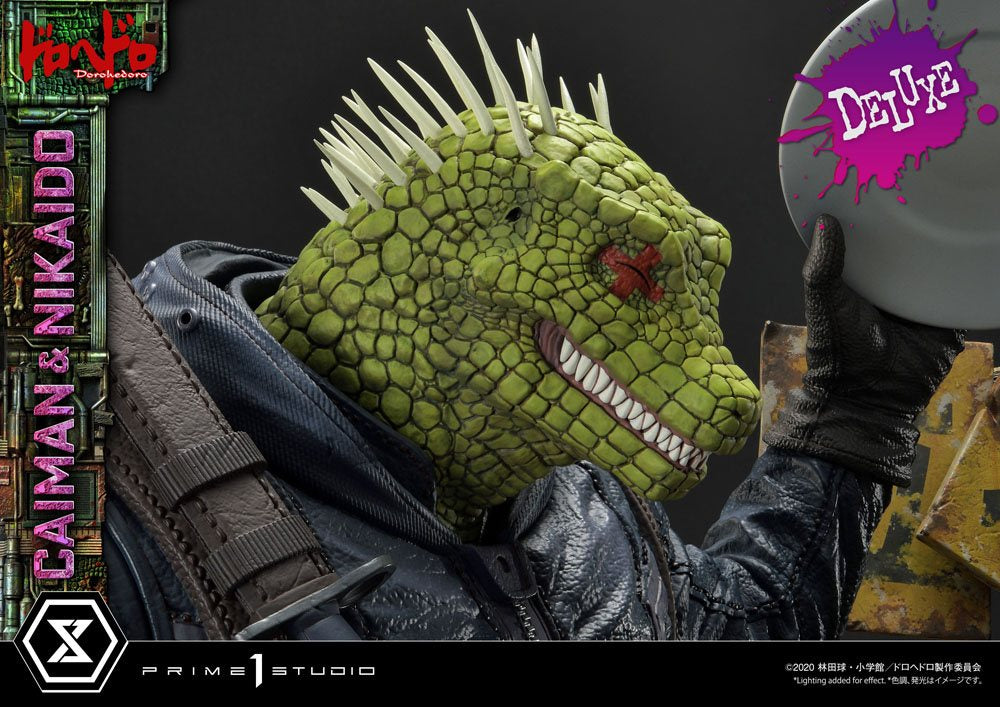 Dorohedoro Statue 1/4 Caiman &amp; Nikaido Deluxe Version 66 cm