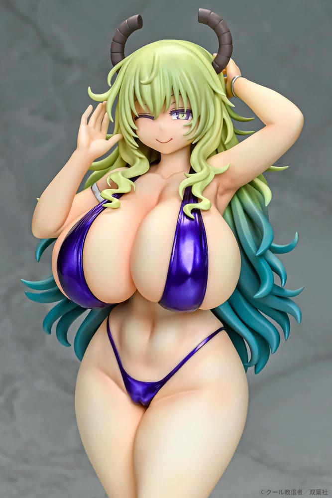 Miss Kobayashi&#39;s Dragon Maid PVC Statue 1/7 Lucoa Bikini Style 26 cm