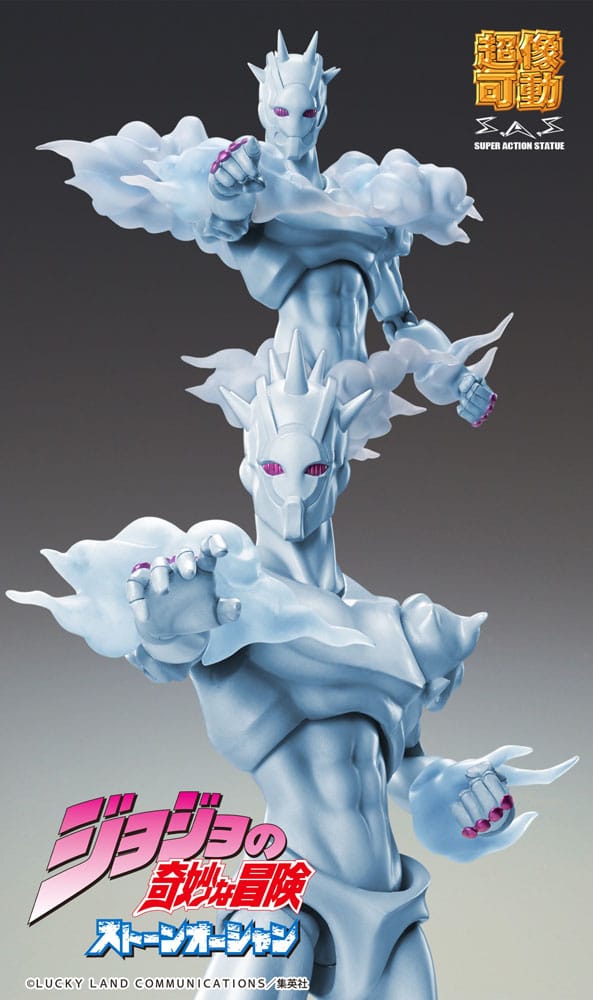 JoJo&#39;s Bizarre Adventure Part 6 Stone Ocean Super Action Action Figure Chozokado W·R 17 cm