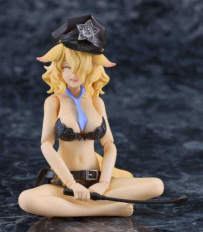 Guilty Princess Plastic Model Kit PLAMAX GP-09 Underwear Girl Body Prison Guard Luisa 16 cm