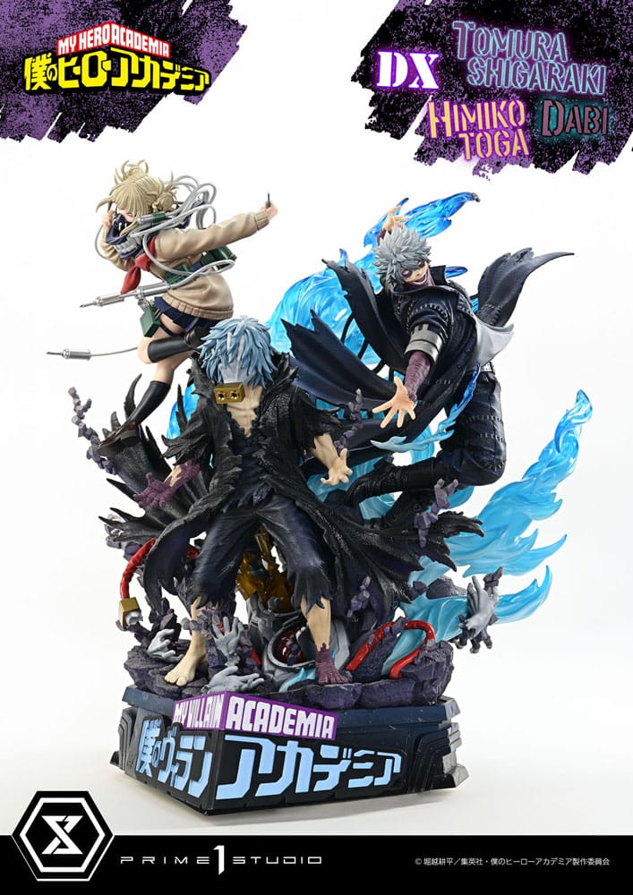My Hero Academia Statue Ultimate Premium Masterline Tomura Tomura Shigaraki, Dabi &amp; Himiko Toga Deluxe Version 69 cm