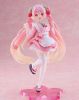Hatsune Miku PVC Statue Newley Written Sakura Miku Japanese Cafe Ver. 18 cm