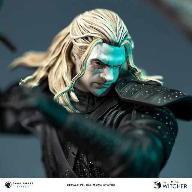 The Witcher 3 Statue Geralt vs. Kikimora 21 cm