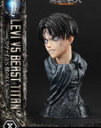 Attack on Titan Ultimate Premium Masterline Series Statue 1/4 Levi Versus Beast Titan Bonus Version 73 cm
