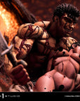 Berserk Ultimate Legacy Art Kentaro Miura Statue 1/4 Guts & Casca Bonus Version 72 cm