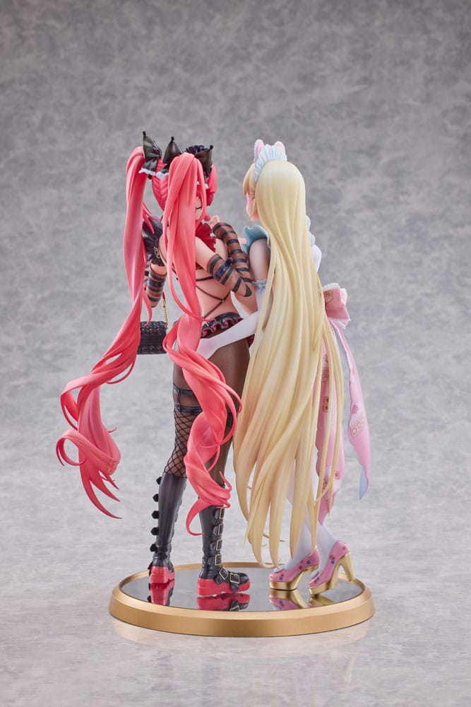Original Character PVC Statues 1/5 Stella &amp; Sadie Illustrated by Mendokusai 31 cm
