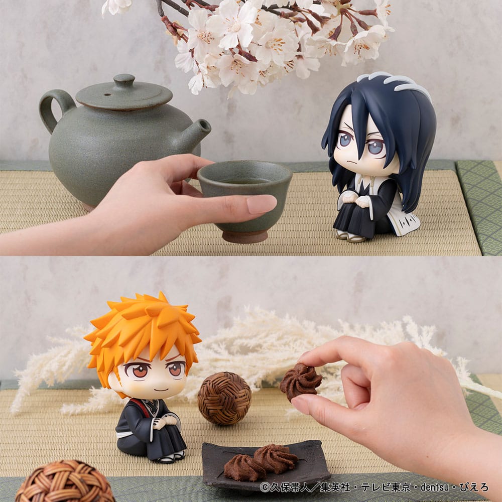 Bleach: Thousand-Year Blood War Look Up PVC Statue Ichigo Kurosaki &amp; Byakuya Kuchiki 11 cm