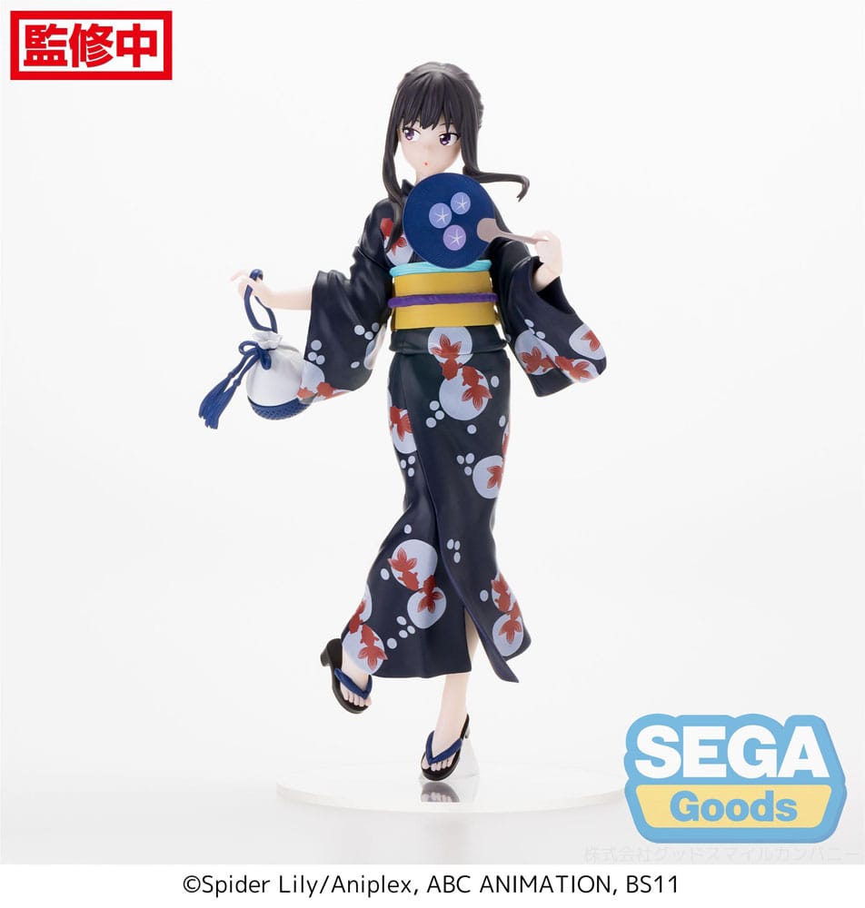 Lycoris Recoil Luminasta PVC Statue Takina Inoue Going out in a yukata 19 cm