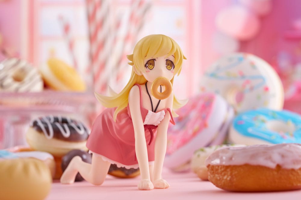 Monogatari Series: Off &amp; Monster PVC Statue Desktop Cute Figure Shinobu Oshino 13 cm