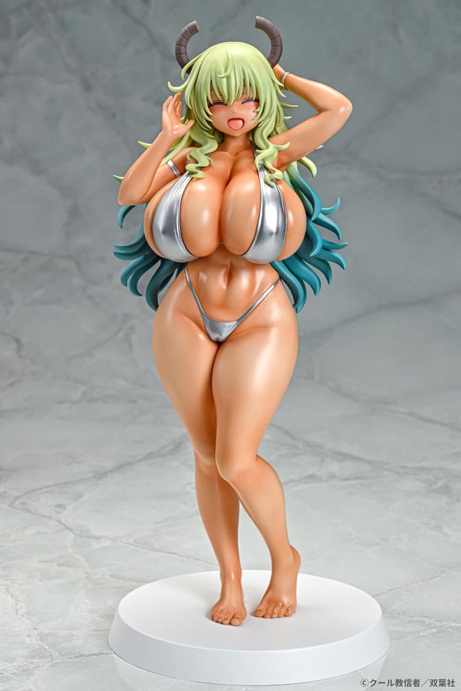 Miss Kobayashi&#39;s Dragon Maid PVC Statue 1/7 Lucoa Bikini Style Suntan Ver. 26 cm