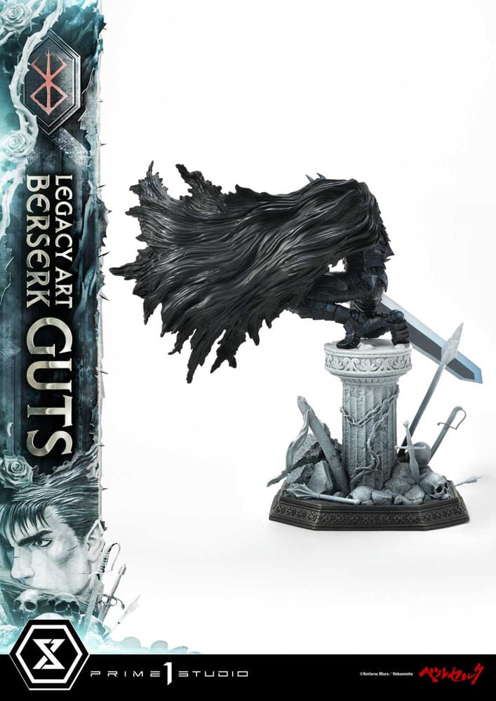 Berserk Legacy Art Kentaro Miura Statue Statue 1/6 Guts Bonus Version 45 cm