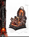Berserk Ultimate Legacy Art Kentaro Miura Statue 1/4 Guts & Casca Bonus Version 72 cm