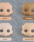 Nendoroid Doll Nendoroid More Customizable Face Plate Narrowed Eyes: Without Makeup (Peach) Umkarton (6)