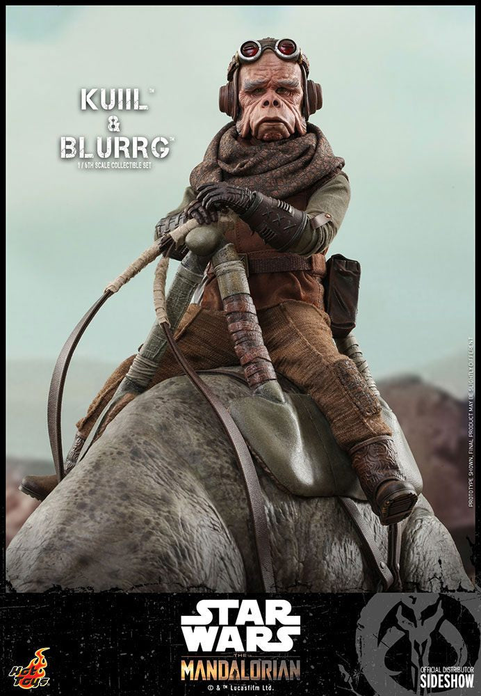 Star Wars The Mandalorian Action Figure 2-Pack 1/6 Kuiil &amp; Blurrg 37 cm