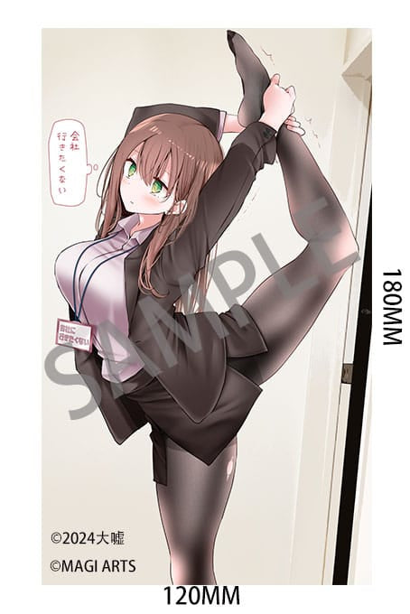 Original Character PVC Statue 1/4 OL-chan Who Doesn&#39;t Want to Go to Work Pink Ver. Deluxe Edition 26 cm
