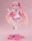Hatsune Miku PVC Statue Newley Written Sakura Miku Japanese Cafe Ver. 18 cm
