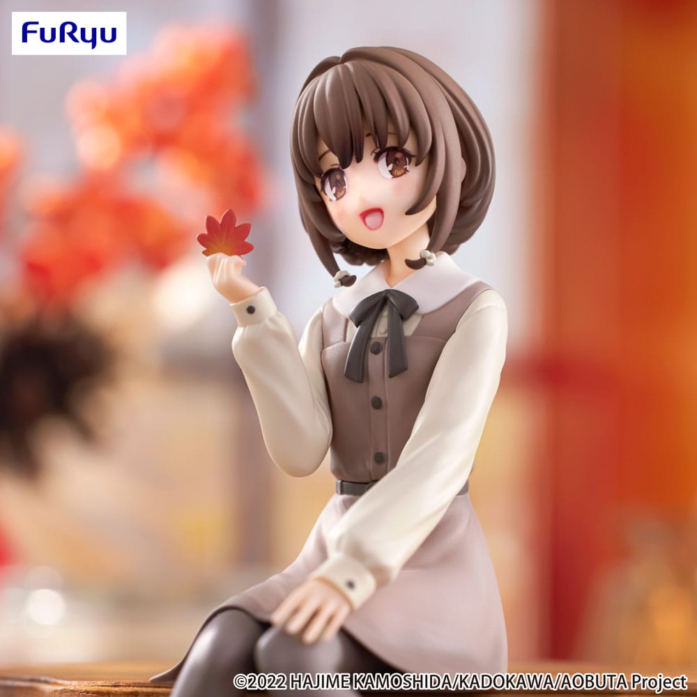 Rascal Does Not Dream Noodle Stopper PVC Statue Kaede Azusagawa Autumn Outfit Ver. 14 cm