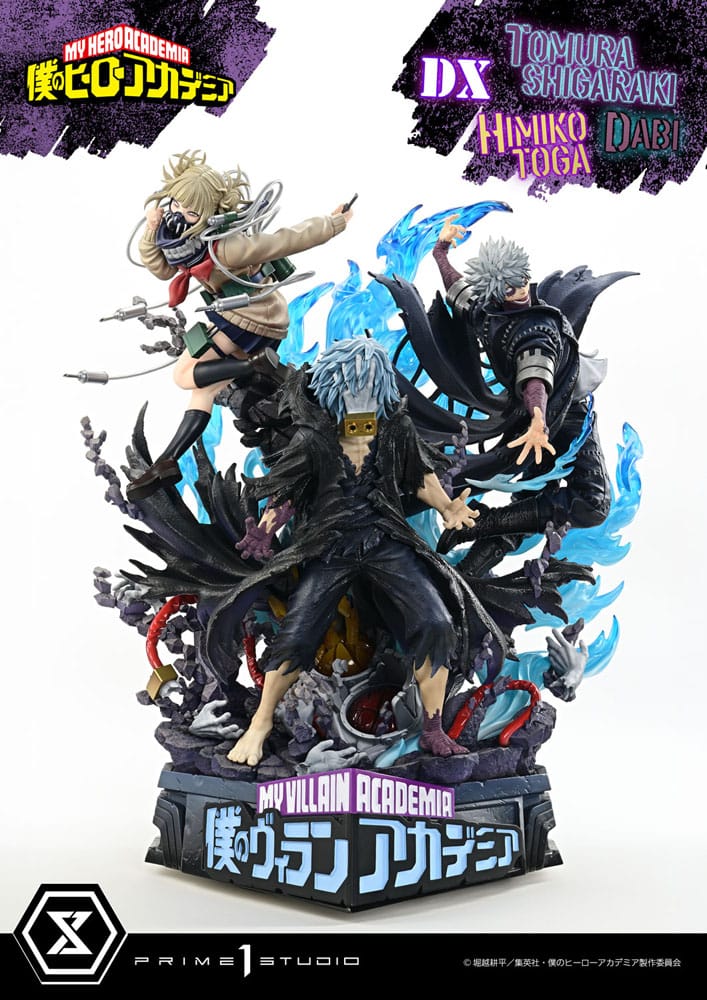 My Hero Academia Statue Ultimate Premium Masterline Tomura Tomura Shigaraki, Dabi &amp; Himiko Toga Deluxe Version 69 cm