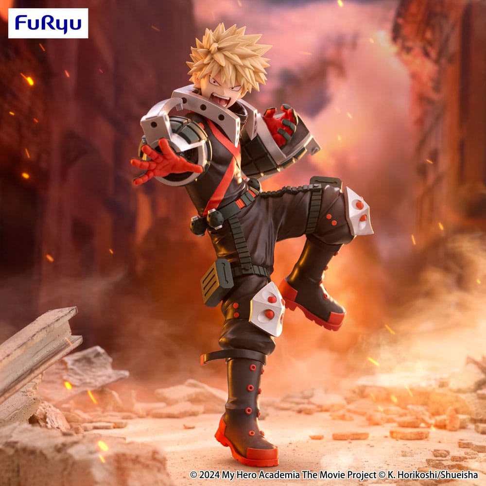 My Hero Academia: You&#39;re Next Trio-Try-iT PVC Statue Katsuki Bakugo 21 cm