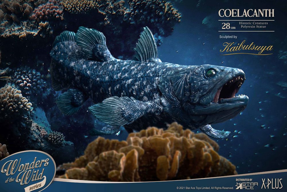 Wonders of the Wild Statue Coelacanth Deluxe Version 28 cm