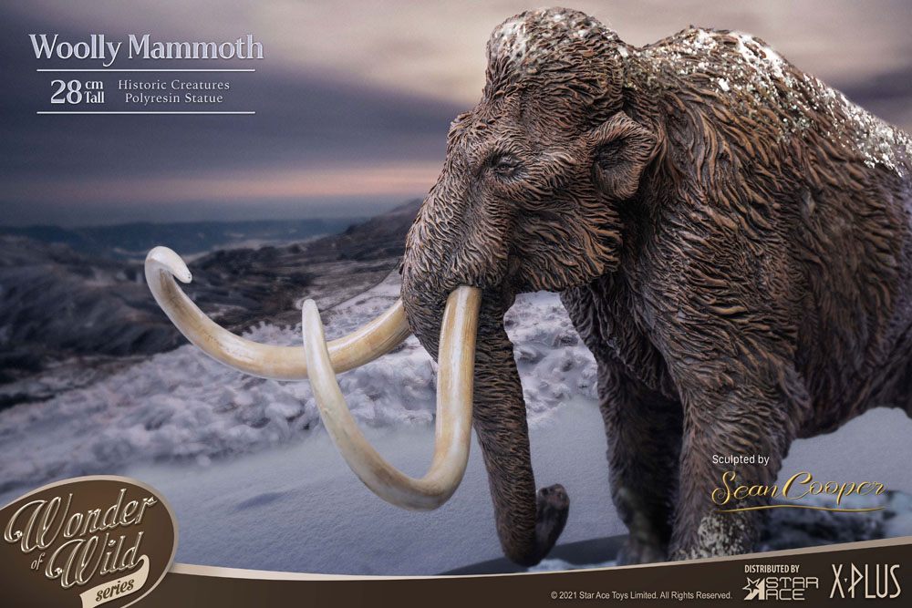 Historic Creatures The Wonder Wild Series Statue The Woolly Mammoth 28 cm